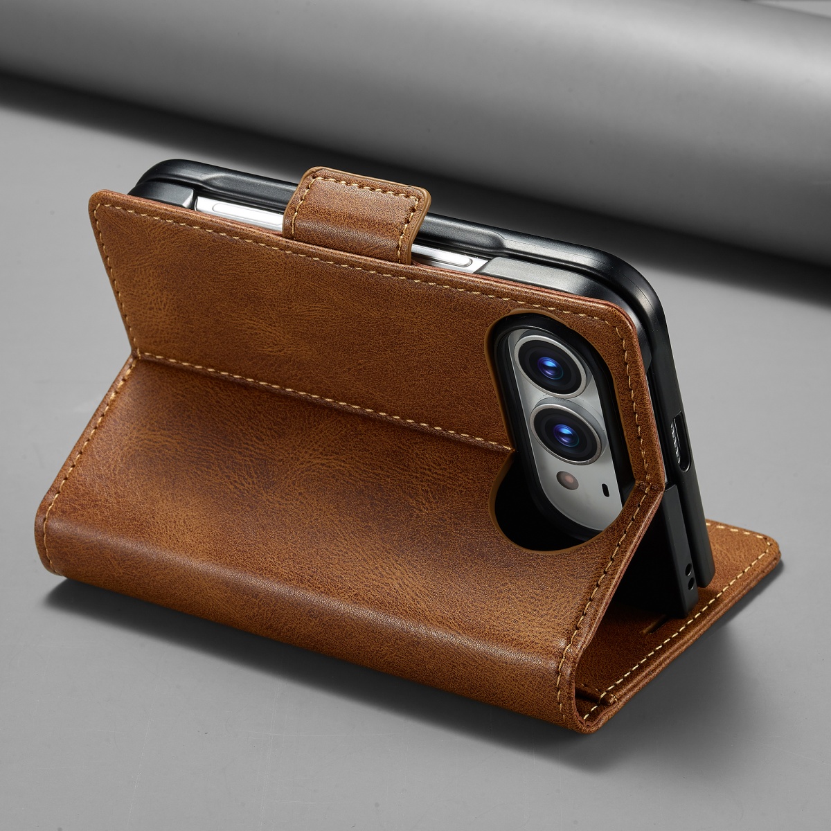 RFID Blocking Card Holder Wall - đánh giá và giá Leather Wallet Card Holder Phone Cover